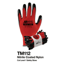 TM112 Nitril Kaplamalı Naylon Kesim Seviyesi 1 Güvenlik Eldiveni