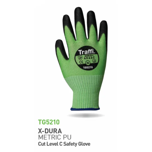 TG5210 X-DURA METRIC PU Cut Level C Work Glove - Image 1