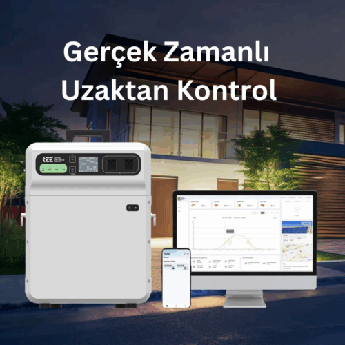 5120Wh | 8000W Max.  LifePO4 Taşınabilir Güç Kaynağı Hibrid Invertör IP54 Koruma ATS ile Uyum +4000 üstü Döngü %99.99 BMS | SH4000 - Görsel 9