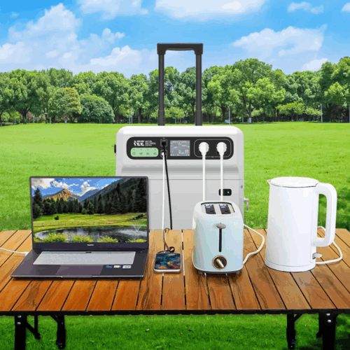 5120Wh | 8000W Max. LiFePO4 Portable Power Station Hybrid Inverter IP54 Protection Compatible with ATS 4000+ Cycles 99.99% BMS | SH4000 - Image 10