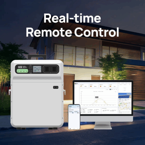 5120Wh | 8000W Max. LiFePO4 Portable Power Station Hybrid Inverter IP54 Protection Compatible with ATS 4000+ Cycles 99.99% BMS | SH4000 - Image 6