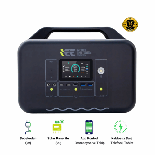 1008WH Taşınabilir Güç Kaynağı %99.99 MPPT BMS Çoklu Koruma Kablosuz Şarj - Singo1000