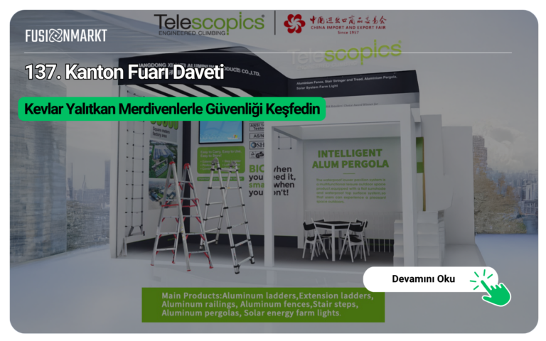 Kevlar Yalıtkan Merdiven’in 137. Kanton Fuarı’ndaki stand görünümü