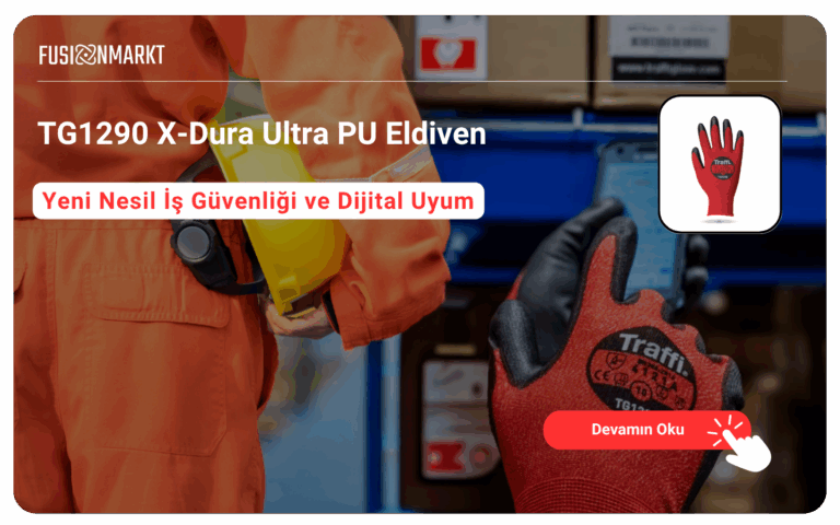 TG1290 X-Dura Ultra PU Eldiven, dokunmatik uyumlu ve kesilmeye dayanıklı iş güvenliği eldiveni