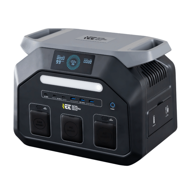 1024Wh | 3600W Max. LifePO4 Taşınabilir Güç Kaynağı Ücretsiz Aplikasyon Dahili Fener ve Kablo Seti +4000 üstü Döngü %99.99 BMS ÇOKLU ÇIKIŞ | P1800 - Görsel 8
