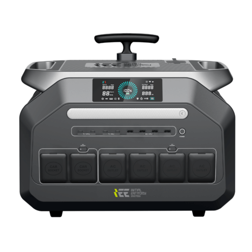 2048Wh | 6400W Max.  LifePO4 Taşınabilir Güç Kaynağı Ücretsiz Aplikasyon Dahili PowerBank Jumpstarter + Fener  +4000 üstü Döngü %99.99 BMS ÇOKLU ÇIKIŞ | P3200