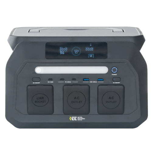 512Wh | 1600W Max. LifePO4 Taşınabilir Güç Kaynağı Dahili Fener ve Kablo Seti +4000 Döngü %99.99 BMS ÇOKLU ÇIKIŞ | P800