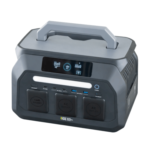 512Wh | 1600W Max. LiFePO4 Portable Power Station with Built-in Flashlight and Cable Set +4000 Cycles • 99.99% BMS • MULTIPLE OUTPUTS | P800 - Image 7