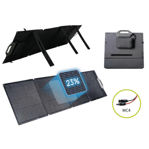 Taşınabilir Güneş Paneli 400W - IP67 Su Geçirmez - 3 Açılı Ayar - Katlanabilen Güneş Enerjili Şarj Cihazı | SP400 - Görsel 3